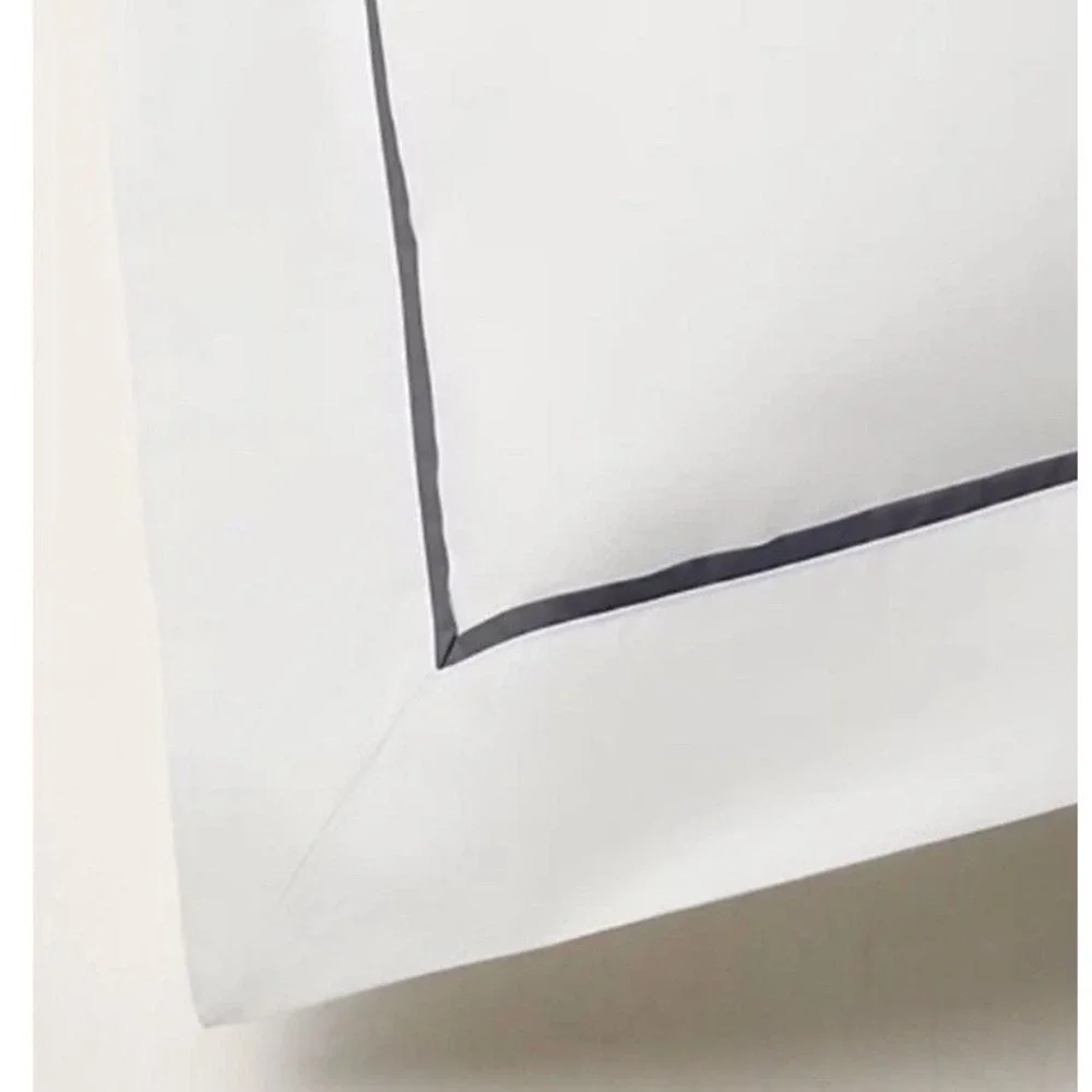 Ralph Lauren Palmer Percale Organic‎ Cotton Standard Sham Loft Gray New MSP $140